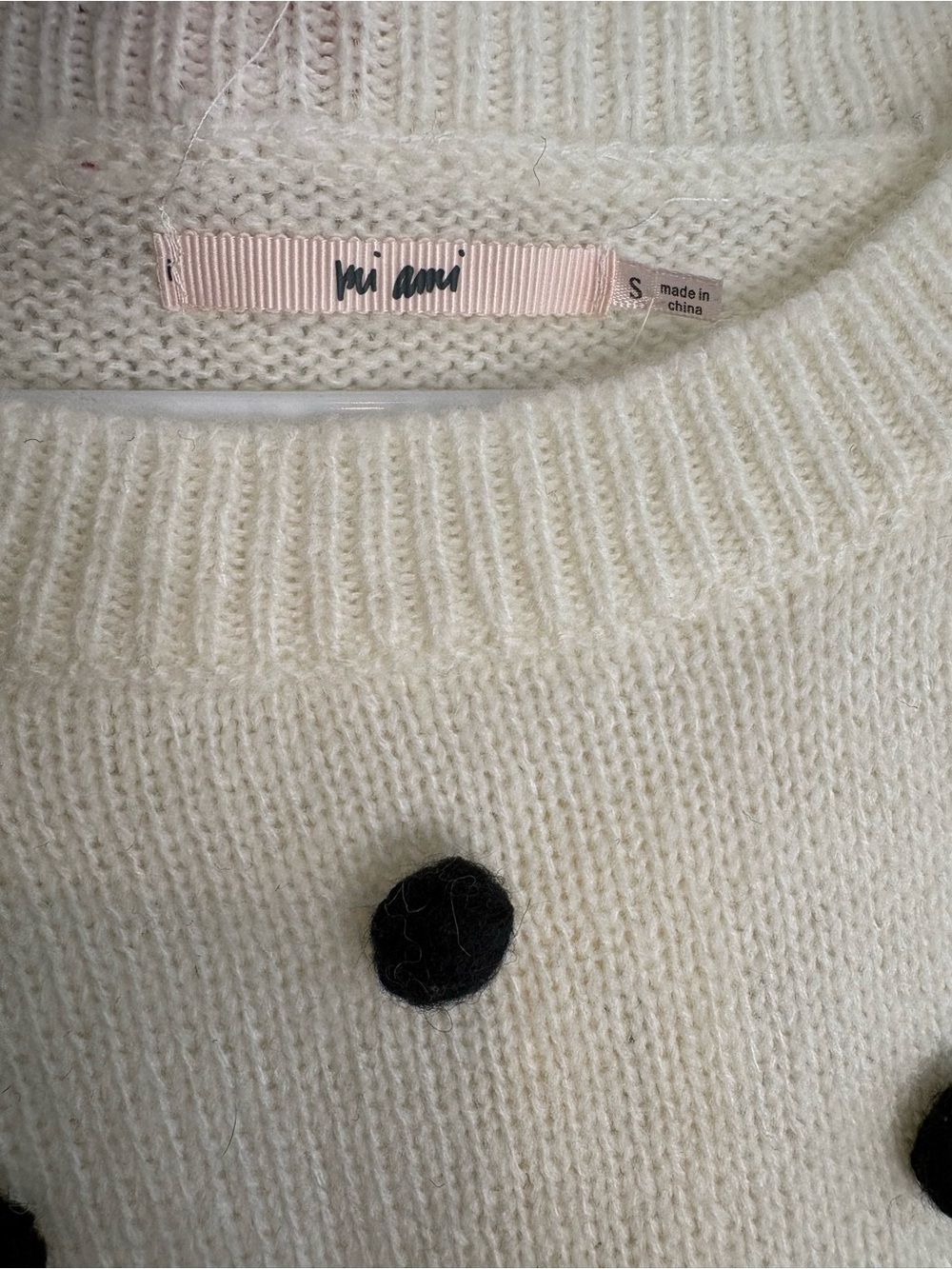 Francesca’s Miami PomPom Sweater NWT - Picture 2 of 7